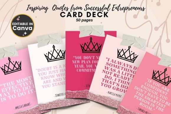 Amplify Your Message with Inspiring Quotes Card Deck Templates