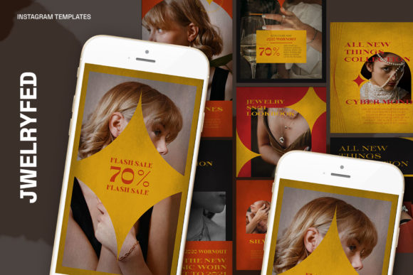 Elevate Your Instagram Feed with Jwelryfed Templates
