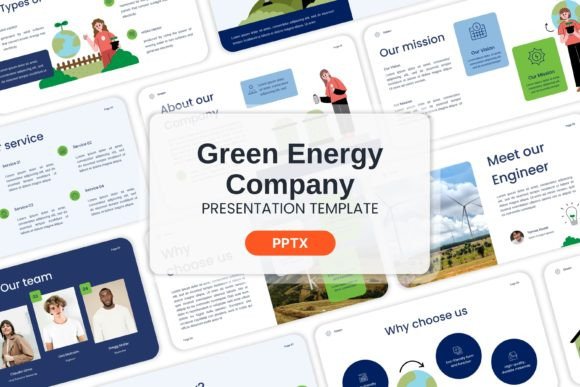 Green Energy Company - PPT Templates for Modern Business