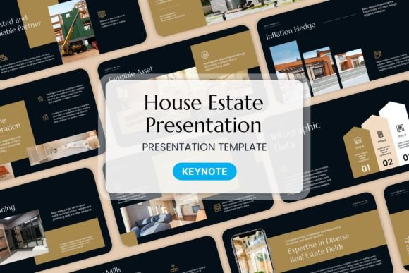 House Estate Keynote Templates: A Modern Visual Identity