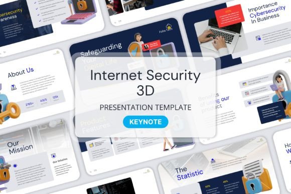 Internet Security 3D: Dynamic Keynote Templates for Business