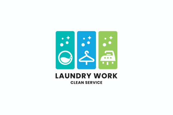 Laundry Work Pro: A Fresh Take on Modern Logo Design