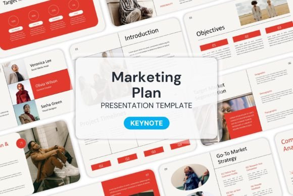 Marketing Plan - Keynote Templates: Design Your Next Business Pitch