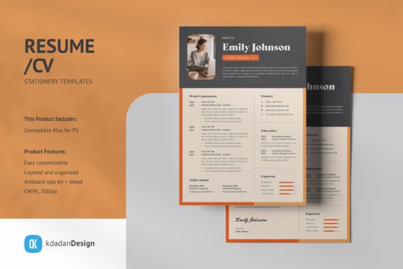Modern Resume Templates: Vol 187 PSD Design Review