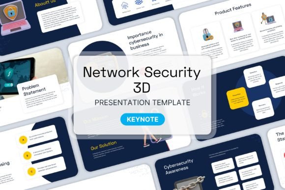 Network Security - Keynote Templates for Business Presentations