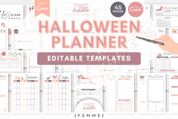 Plan an Epic Halloween with the FEMME Canva Planner