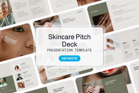 Skincare Pitch Deck - Keynote Templates: Your Professional Blueprint