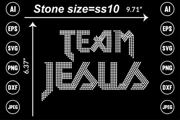 Sparkle Your Faith: Exploring Team Jesus Rhinestone Templates