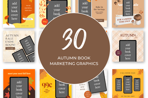 Streamline Your Autumn Book Marketing with Canva Templates