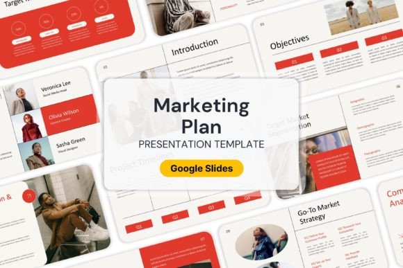 Streamline Your Pitch with Marketing Plan Google Slides Templates
